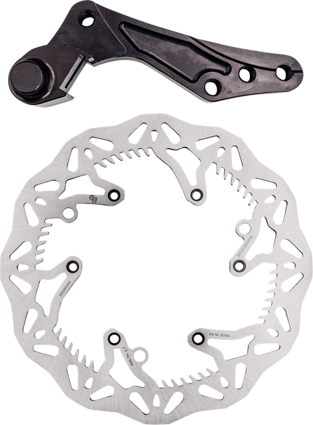 Gbrakes Brake Rotor Kit 270Mm Solid Mount Wave Rotor + Bracket Gbdos219