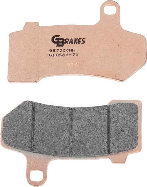 Gbrakes Brake Pad Hh Sintered Gb0582-70 Gb0582-70