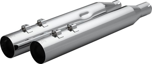 Khrome Werks Muffler 4.0" M8 Straight Cut Chrome 40Fst-1011-Chr