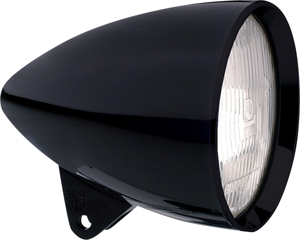 Headwinds Headlight Housing 5-3/4" Black "Bradley" Concours Rocket 1-5800Za