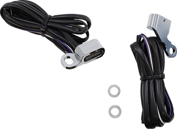 Drag Specialties Lights Mkr C Wh/A Smk 96-