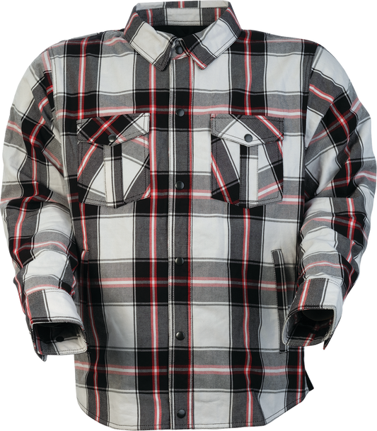 Z1R Jacket Ashwood Flannel White/Red Xl