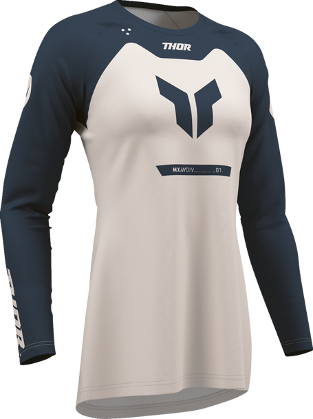 Thor Jersey Womens Ridemode Menace Midnight/Dust Xl