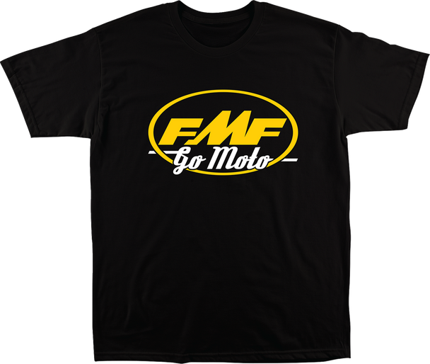 Fmf Tee Go Moto Black Lg Fa25118900Blklg