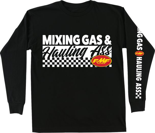Fmf Tee Long Sleeve Mixin Black Xl Fa25119901Blkxl