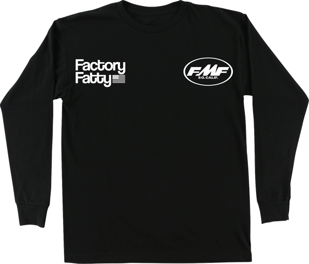 Fmf Tee Long Sleeve Factory Fatty Black Sm Ho25119900Blksm