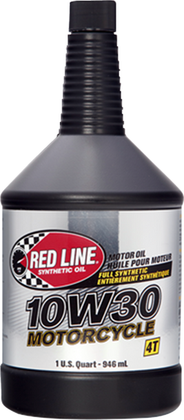 Red Line Synthetic Oil 10W30 Motorcycle Oil - 1 Quart 42304