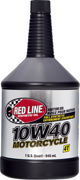 Red Line Synthetic Oil 10W40 Motorcycle Oil -1 Quart 42404