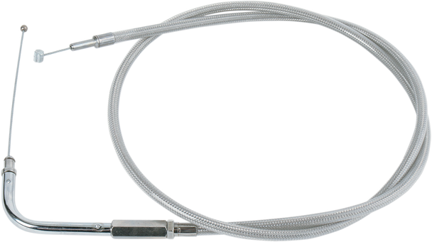 Drag Specialties Cable,Throt,Braid,32.5" 0650-0318