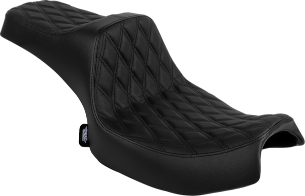 Drag Specialties Seats Seat Pred.3 2-Up Dd Blk Vinyl 20-25 Challenger 25 Chieftain 0810-2466