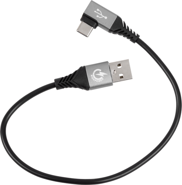 Ridepower Usb To 90 Deg Usbc 12" 90Degusbusbc12
