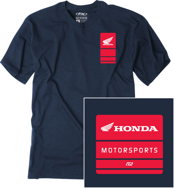 Factory Effex Tee Honda Phase Navy Xl 29-87326