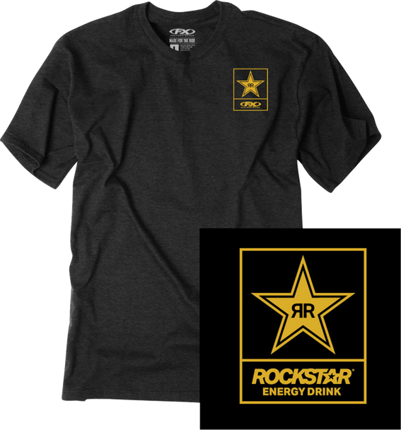 Factory Effex Tee Rockstar Lockup Black 2X 29-87618