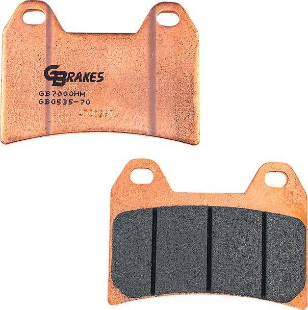 Gbrakes Brake Pads Hh Sintered Gb0535-70 Gb0535-70