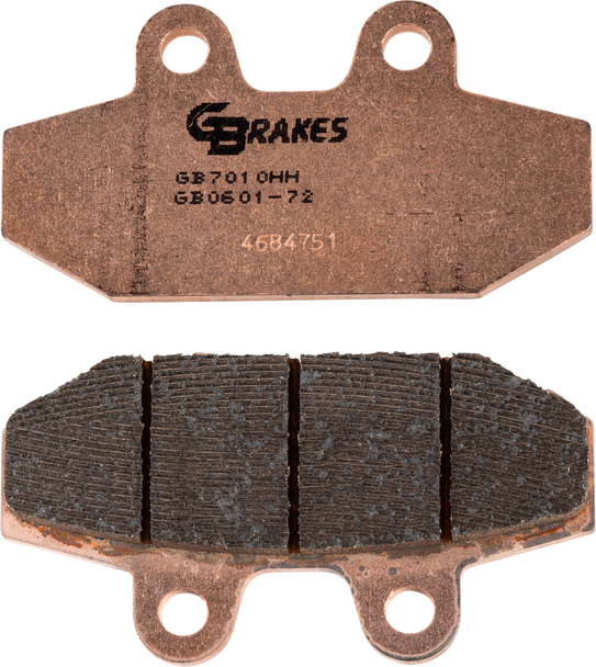 Gbrakes Brake Pad Hh Sintered Gb0601-70 Gb0601-70