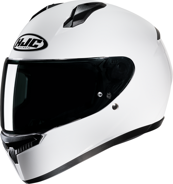Hjc Helmet C10 Solid White Md Fp54Eus5Xwhv