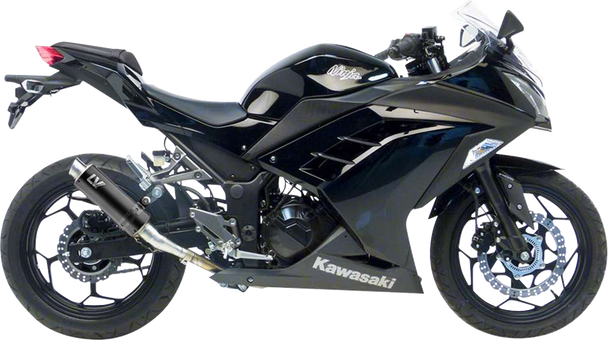 Leovince Muffler Gp Corsa Black Ninja 250 300 3293Bu