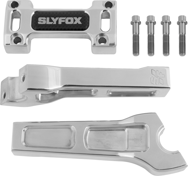 Slyfox Riser 6" Straight Raw 1" Clamp Sf-1001-06-R