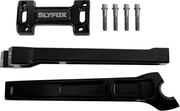 Slyfox Riser 10" Straight Black 1" Clamp Sf-1001-10-B