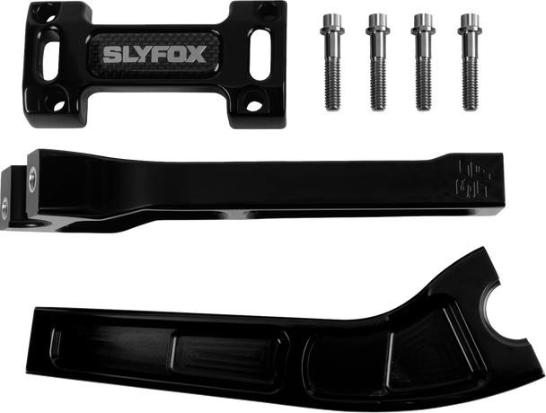 Slyfox Riser 8" Pullback Black 1" Clamp Sf-1002-08-B