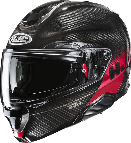 Hjc Helmet Rpha 91 Carbon Elig Mc1 Sm Eb19Nus4201V