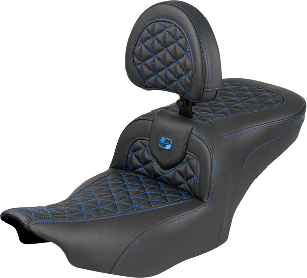 Saddlemen Seat Roadsofa Sr Br Blu Stitch 823-07-210B1