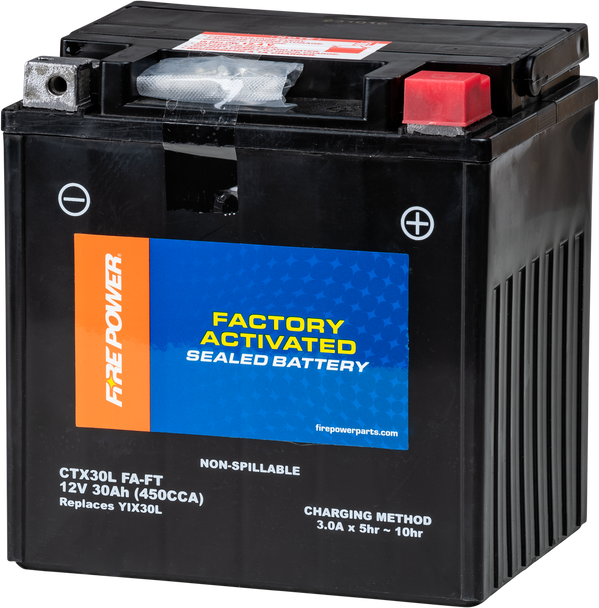Fire Power Battery Ctx30L (Fa) Ft Sealed Factory Activated Ctx30L (Fa) Ft