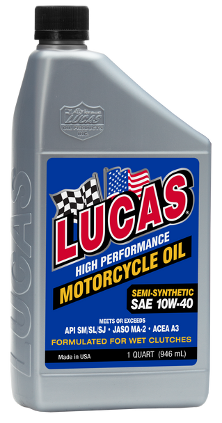 Lucas Semi-Syn High Performance Oil 10W40 1Qt 10710