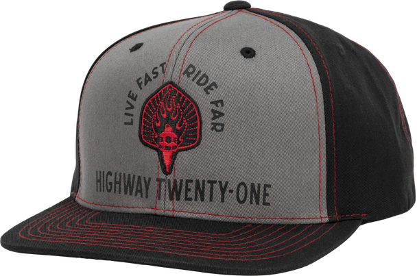 Highway 21 Ranger Hat Black/Grey 489-2008