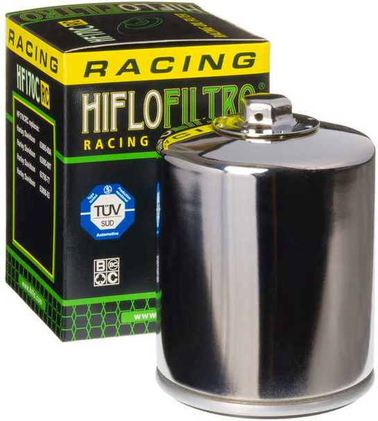 Hiflofiltro Oil Filter Chrome Hf170Crc