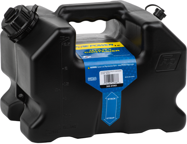Fire Power Lcs Stackable Container 2.5 Gal - Black 300-01901