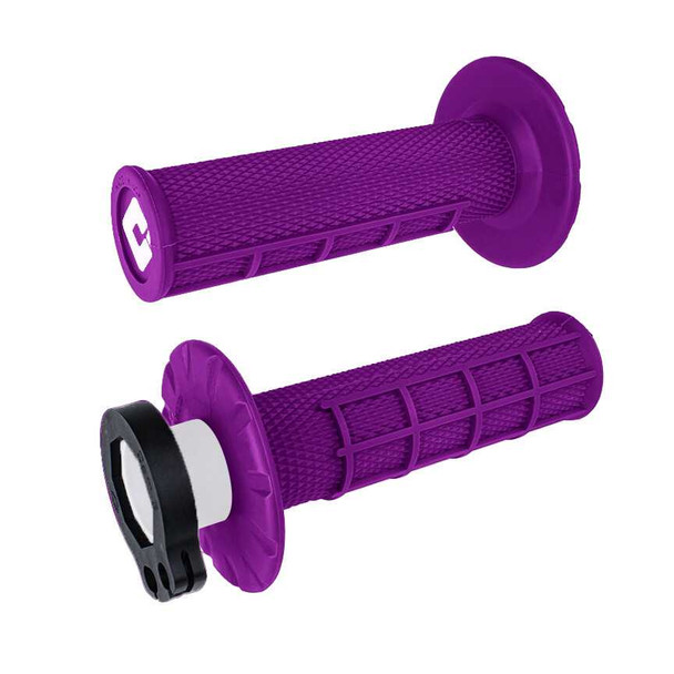 Odi Half Waffle Lock-On Grip Purple H36Hwpr