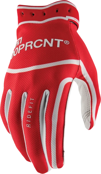 100% Ridefit Gloves Red Xl 10046-00014