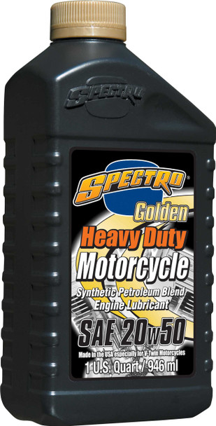 Spectro Golden M/C Semi-Syn Hd Oil 20W50 1Qt 310312