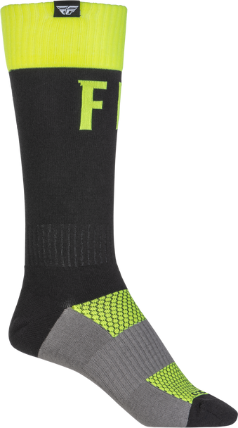 Fly Racing Mx Pro Socks Hi-Vis/Black Sm/Md 350-0530S