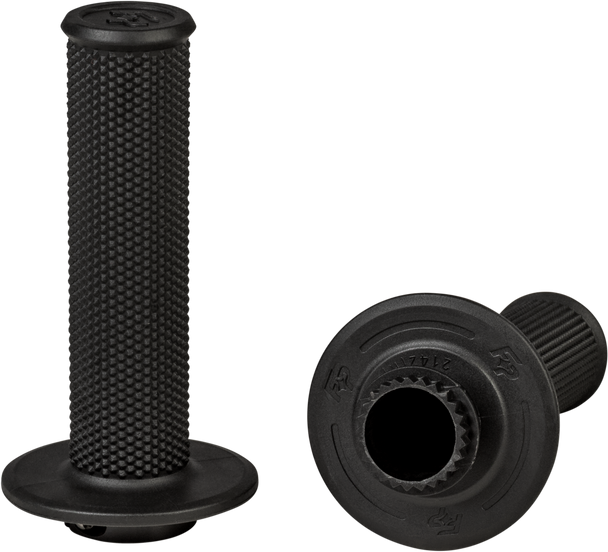 Fire Power Control Mx Lock-On Grips Black - No Waffle 24-0200