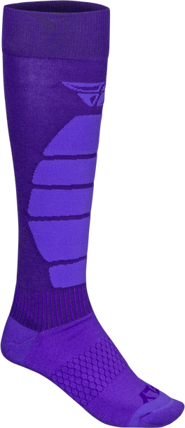 Fly Racing Snow Performance Coolmax Sock Purple Lg/Xl 350-0578L
