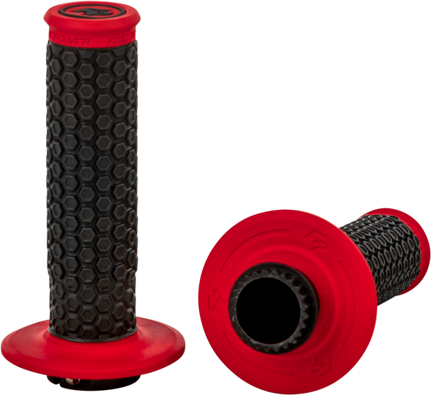 Fire Power Pilot Mx Lock-On Grips Red 24-0102