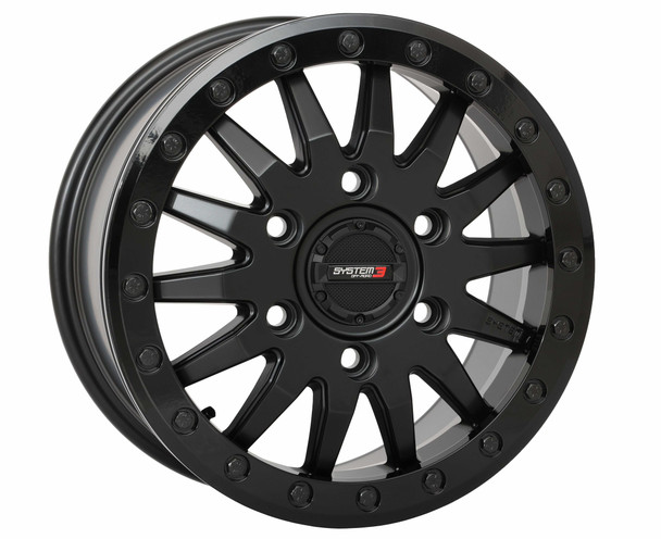 System 3 Sb8 Wheel 15X7 6+1 (+68Mm) 6/5.5 Matte Black 15S3-8566