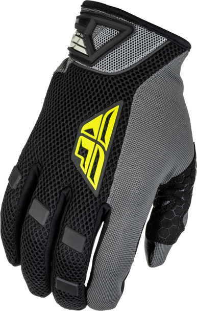 Fly Racing Coolpro Gloves Black/Hi-Vis Lg 476-4027L