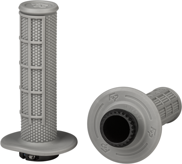 Fire Power Control Mx Lock-On Grips Light Grey (Soft) Half Waffle 24-0203