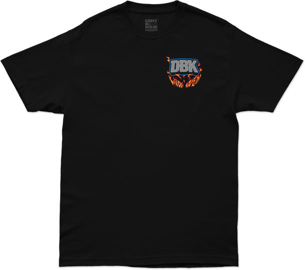 Dbk Wide Open Tee Black Lg At-Wideopen-L