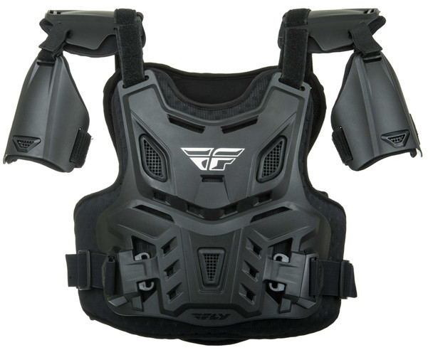 Fly Racing Youth Ce Revel Roost Guard Black 36-16060 Yth Ce Blk
