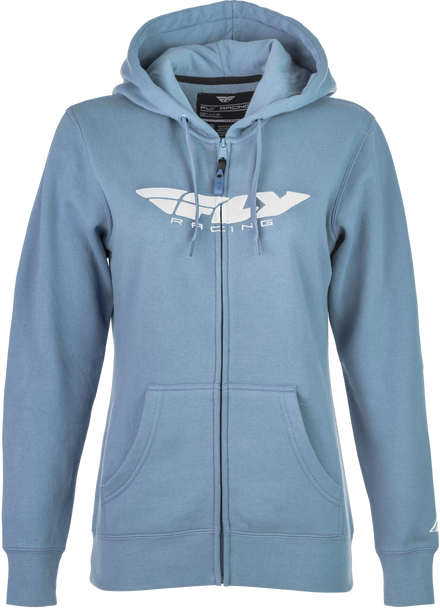 Fly Racing Women'S Fly Corporate Zip Up Light Blue Lg 358-0063L