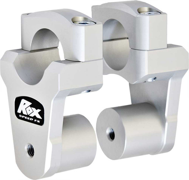 Rox Pivoting Bar Riser 2" Silver 1R-P13R-2125