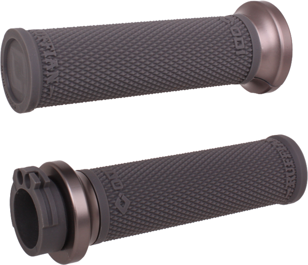 Odi Rufian Grips Cable 1" Graphite/Gun Metal V30Hcwh-H