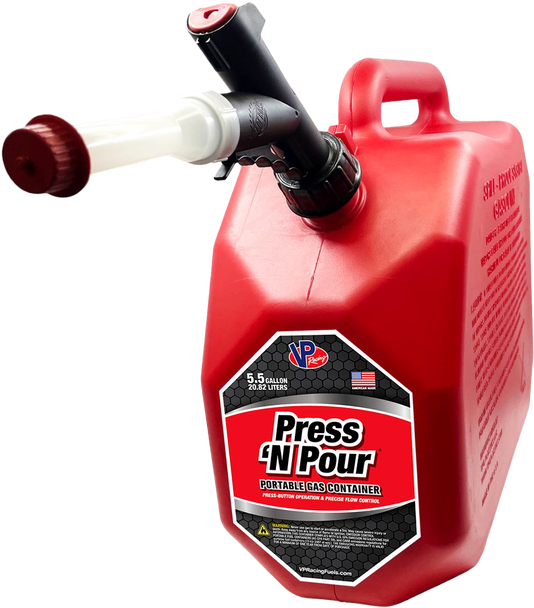 Vp Racing Press 'N Pour Gas Can 5.5 Gal 3839