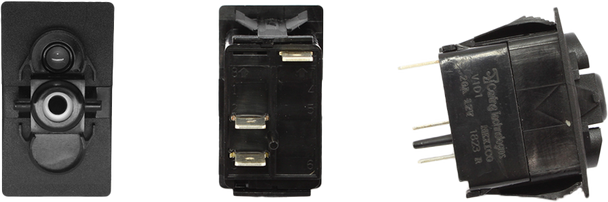 Xtc Power Products Dash Switch Body Single Acc W/Incdsnt Sw11-In000000