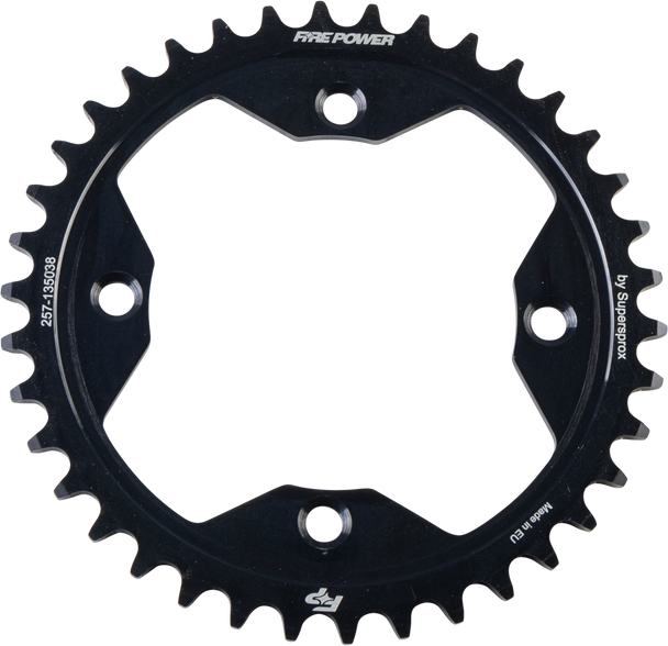 Fire Power Rear Sprocket Steel 38T Blk Fps-1350-38-Blk
