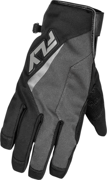 Fly Racing Title Long Gloves Grey/Black 2X 371-06162X